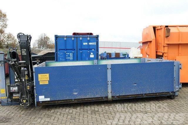  Abrollcontainer, Kran Hiab 099 BS-2 Duo Lastväxlare/Krokbilar