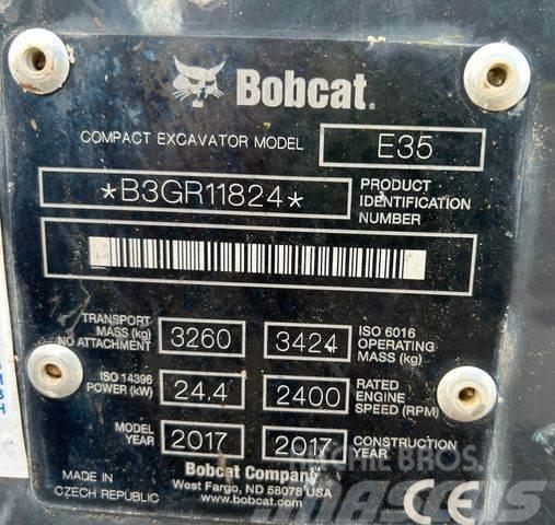 Bobcat E35 Minibagger Minigrävare < 7t