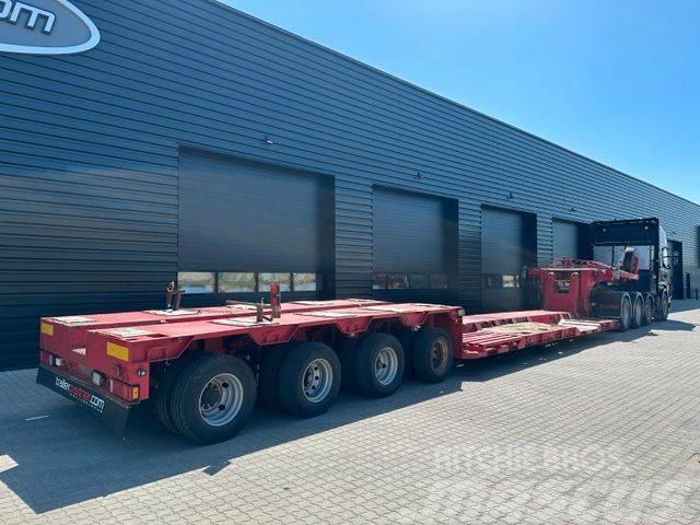 Goldhofer Tiefbett 80.000 kg total Låg lastande semi trailer