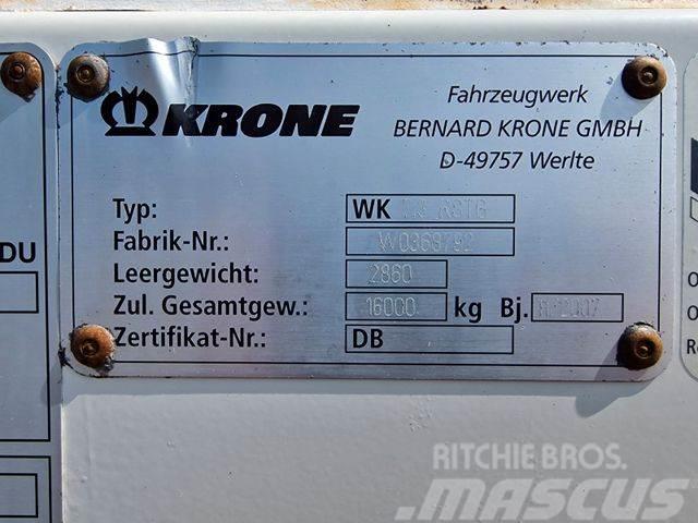 Krone WK 7.3 RSTG / Rolltor / Textil / Koffer Plattformar
