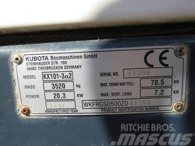 Kubota Minibagger KX 101-3 Minibagger Minigrävare < 7t