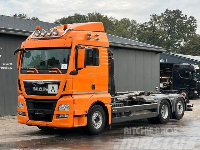 MAN TGX 26.440 6x2 Euro6 Meiller Hakenlift Lastväxlare/Krokbilar
