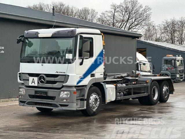 Mercedes-Benz Actros 2541 6x2 Euro5 HIAB-Abrollkipper Lastväxlare/Krokbilar