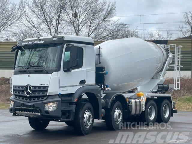 Mercedes-Benz Arocs 5 3540, 8x4 EURO 6e EuromixMTP EM 10 L Cementbil
