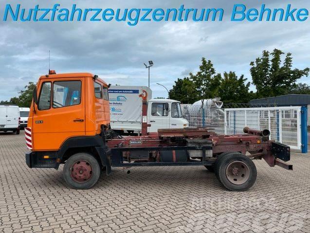 Mercedes-Benz LK 814 BB Meiller Abroller / AHK / 6 Zyl. Lastväxlare/Krokbilar