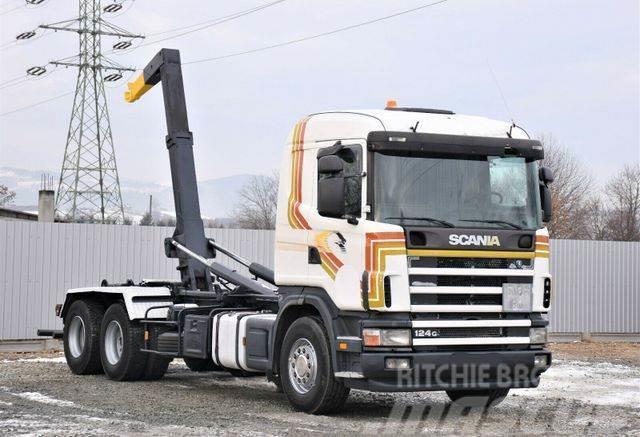 Scania R124 470 Abrollkipper *6x2* Top Zustand ! Lastväxlare/Krokbilar