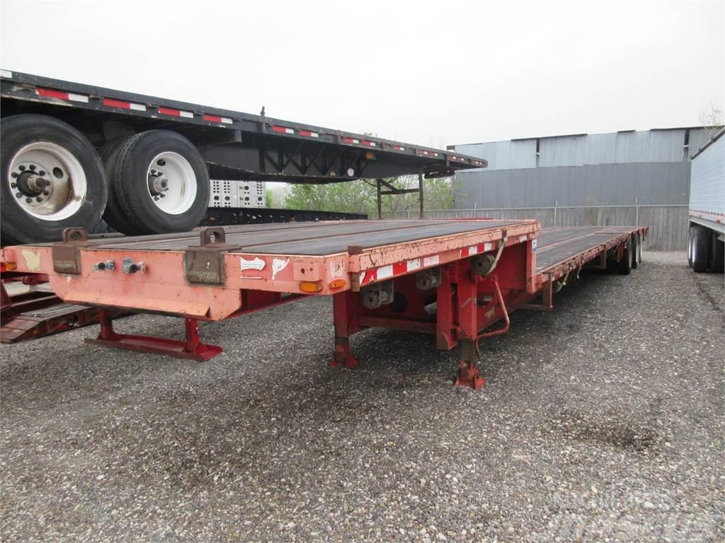  Wade 53'X102 THREE AXLE DROP DECK WITH TAIL ROLLER Flaktrailer