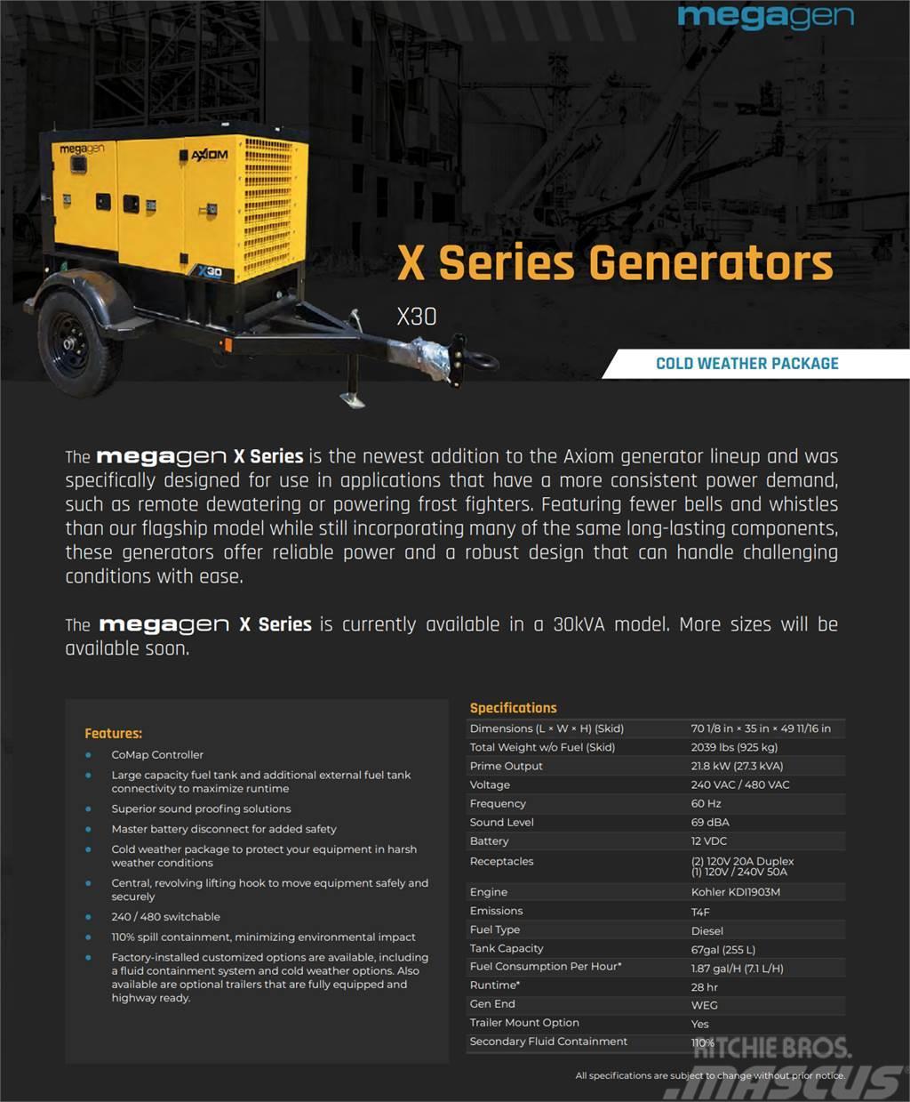  Axiom Equipment Group MegaGen X30 Övriga generatorer