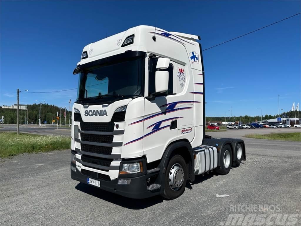 Scania S500 6x2 euro6 557tkm Dragbilar