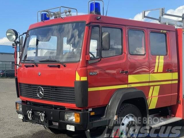Mercedes-Benz LK 1220 4x4 Metz Feuerwehr TLF 16/25 Pumpe+2410L Skåpbilar