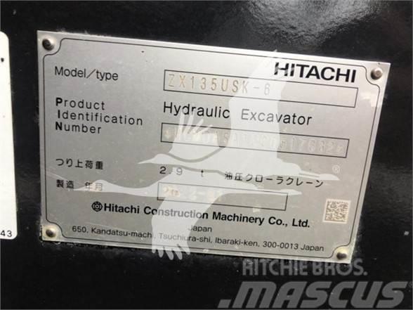 Hitachi ZX135USK-6 Bandgrävare