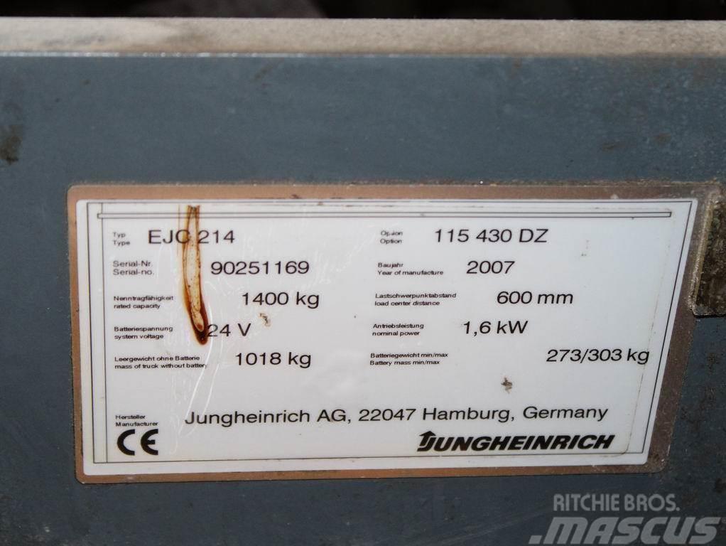 Jungheinrich EJC 214 115-430DZ Staplare-led