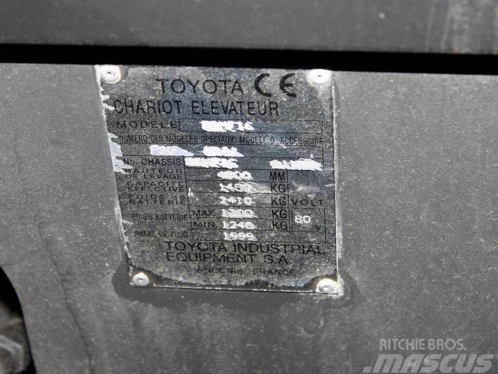Toyota FMBF 16 Elmotviktstruckar