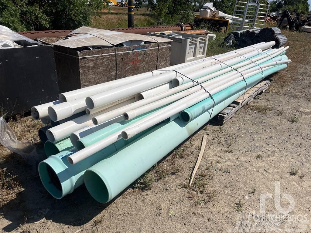  20 ft PVC, boxes of pipe fittings Bevattningsutrustning
