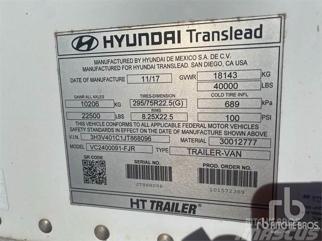 Hyundai 40 ft x 102 in S/A Skåptrailer
