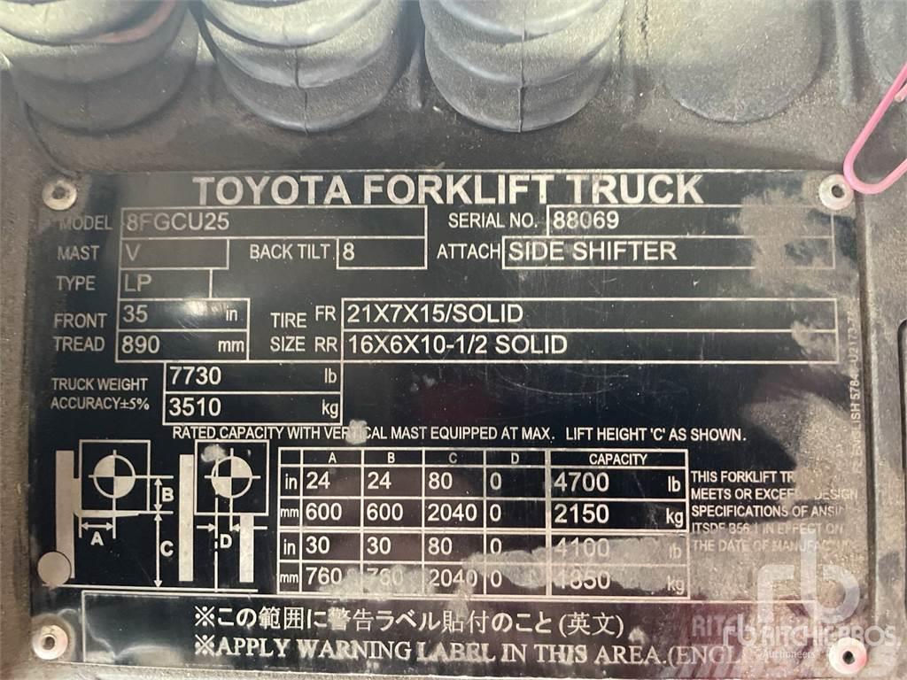 Toyota 8FGCU25 Dieselmotviktstruckar
