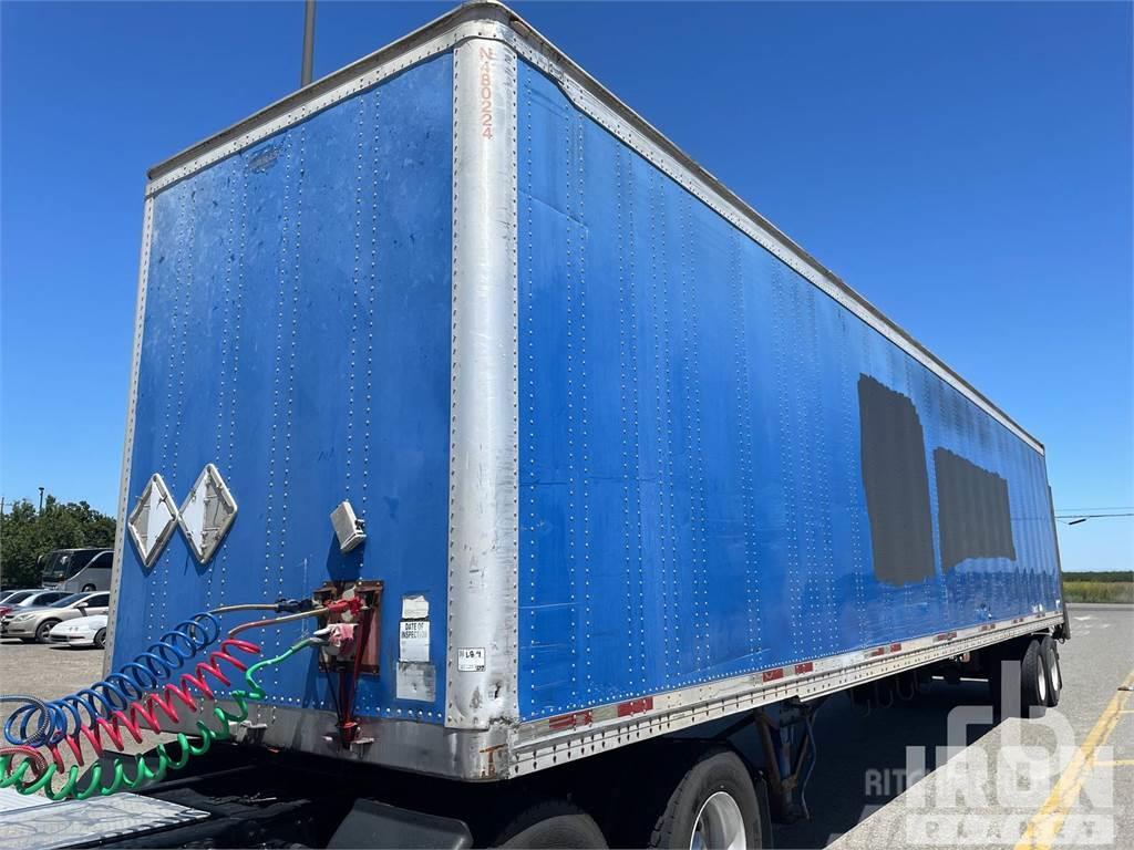 Wabash 48 ft x 102 in T/A Box body semi-trailers