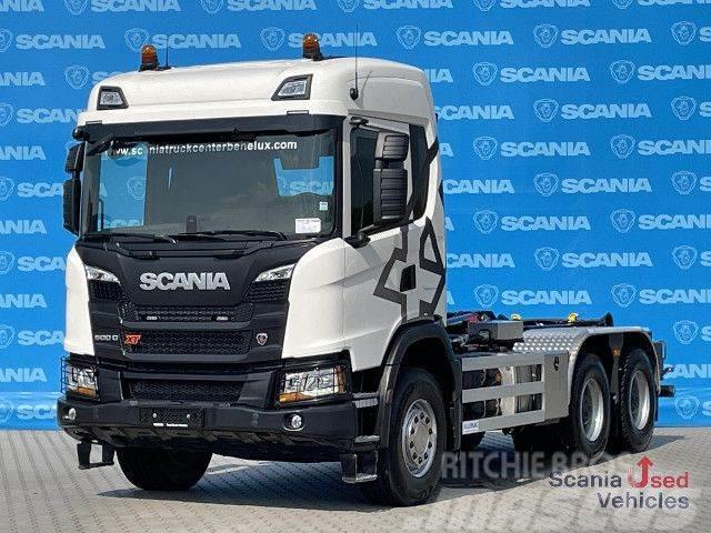 Scania G 500 B6x4HB, DIFF-L 20T HOOKLIFT, EX DEMO SUPER! Lastväxlare med kabellift
