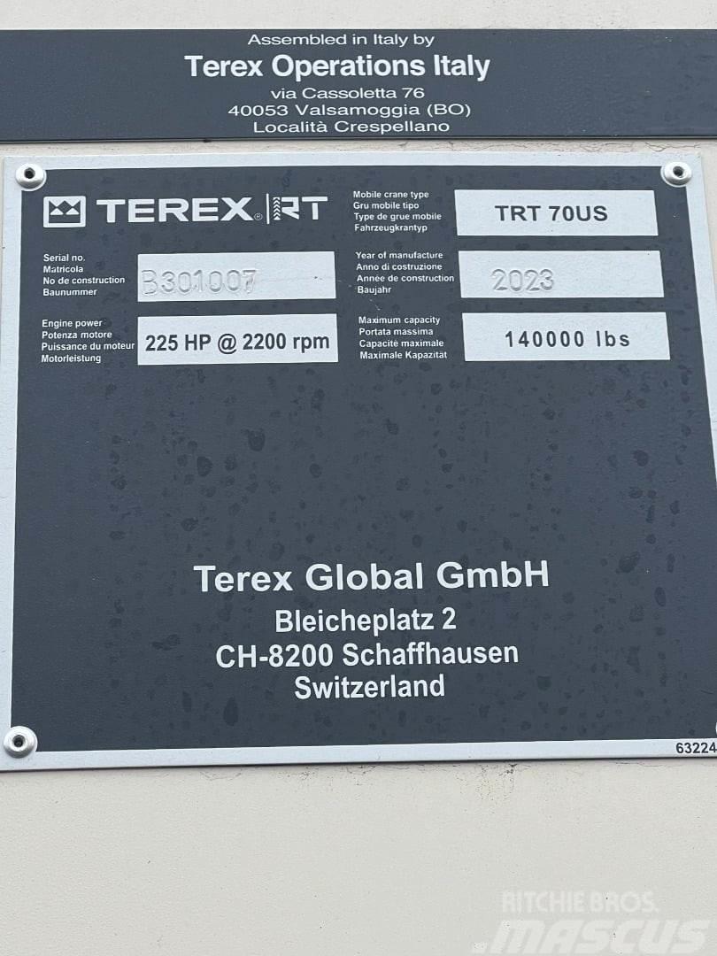 Terex TRT 70 Terrängkranar (Grov terräng)