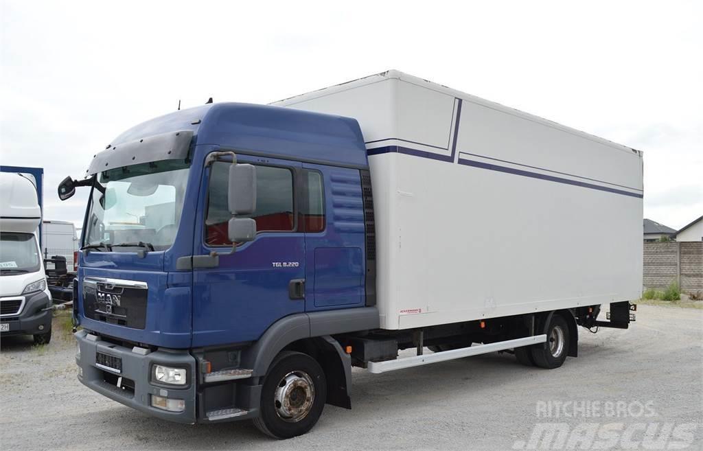 MAN TGL 8.220 EURO 5 CONTAINER+LIFT Box body trucks
