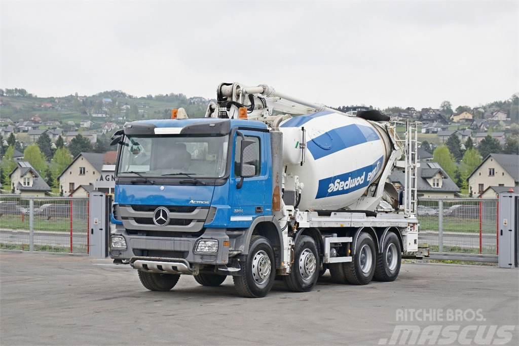 Mercedes-Benz ACTROS 3244 Lastbilar med betongpump