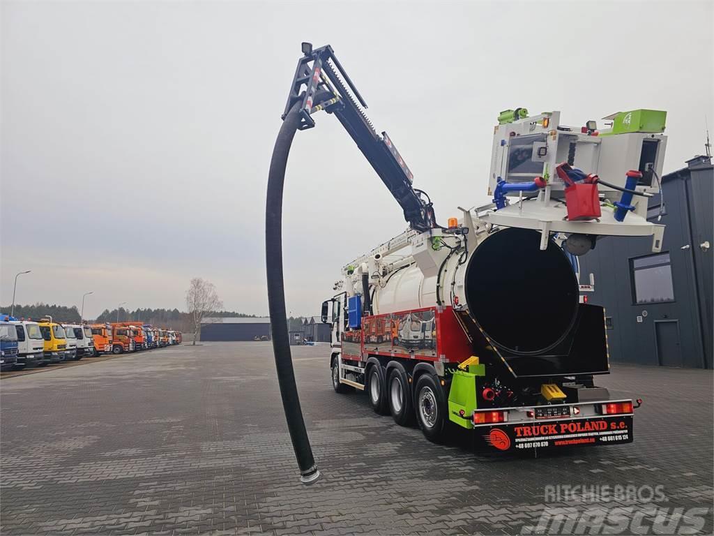 MAN MULLER COMBI CANALMASTER WUKO FOR CLEANING SEWERS Slamsugningsbil
