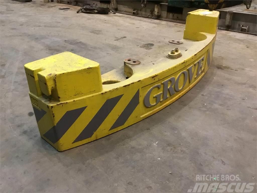 Grove GMK 2035 counterweight 3.0 ton Kranar, delar och tillbehör
