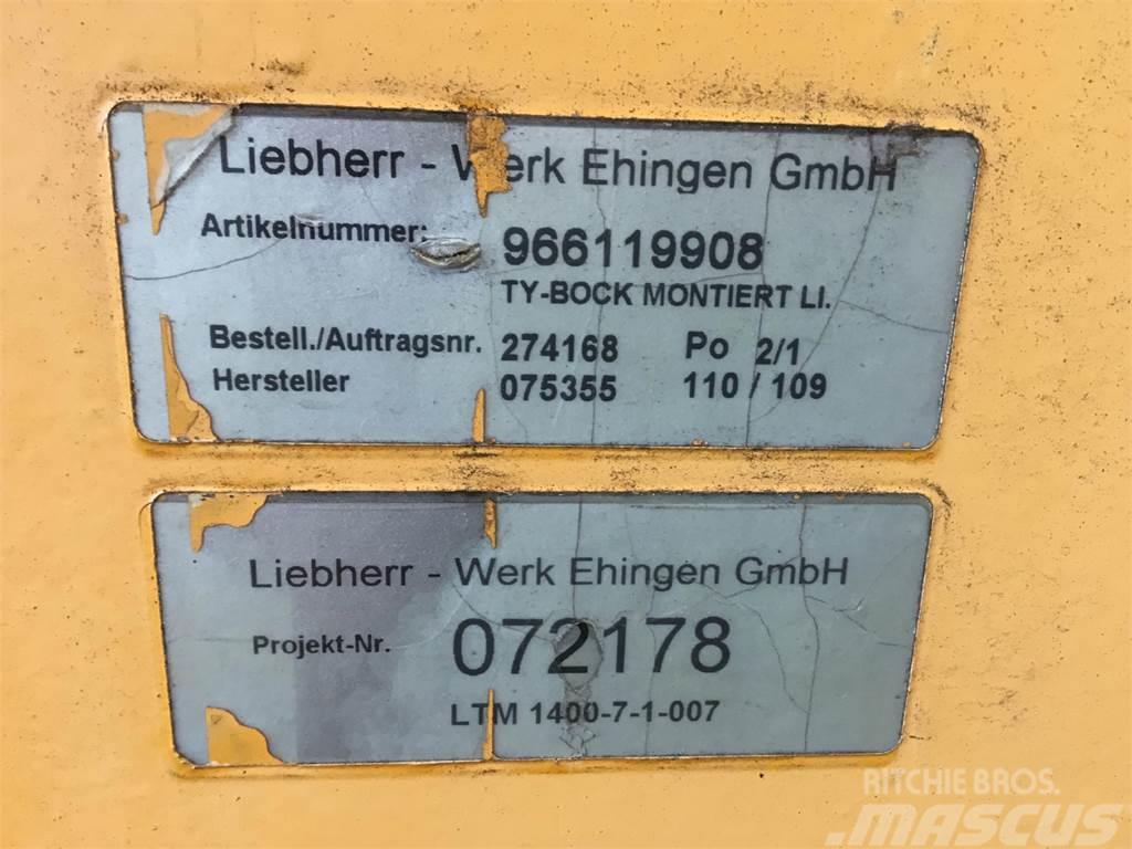 Liebherr LTM 1400-7.1 TY-bracket left pre-ass Kranar, delar och tillbehör