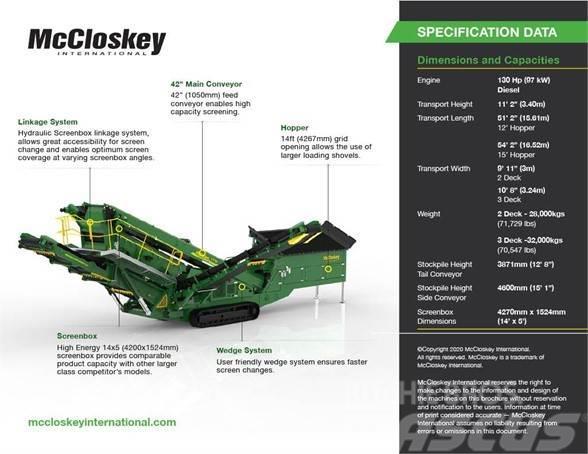 McCloskey S1302DT Sorteringsverk
