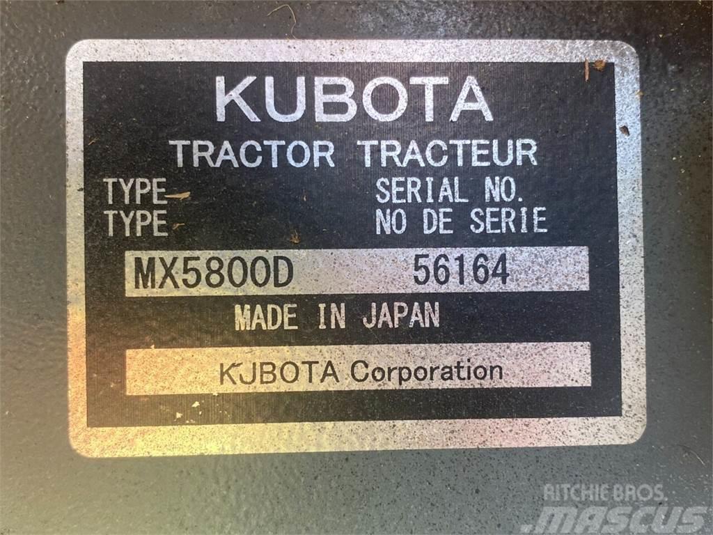 Kubota MX5800 Övrigt