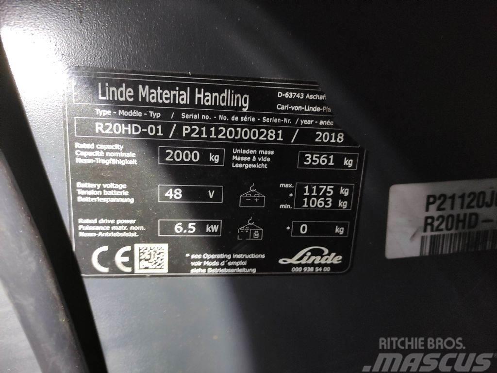 Linde R20HD-01-1120 Skjutstativtruck