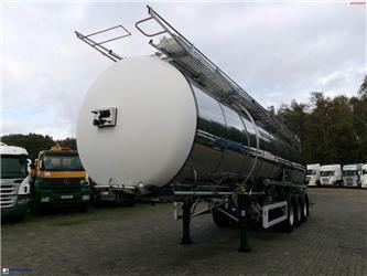 Feldbinder Chemical tank inox 37.5 m3 / 1 comp