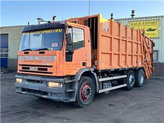 Iveco 180E30 Garbage Truck 6x2 Haller Good Condition