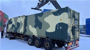  Sjöfartscontainer Special Camouflage Container 20f