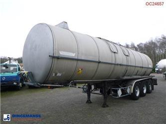 Trailor Heavy oil / bitumen tank steel 31.1 m3 / 1 comp
