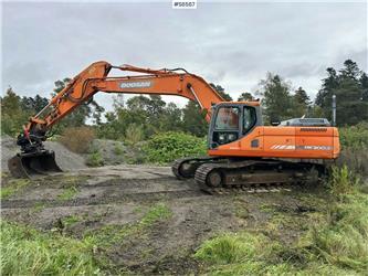 Doosan  DX300LC Tracked Excavator with Rotor and Grader B