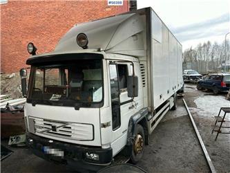 Volvo FL 615 Box truck, openable side with tailgate lift