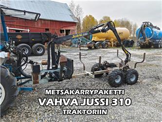 Vahva-jussi 310 metsäkärrypaketti traktoriin - VIDEO