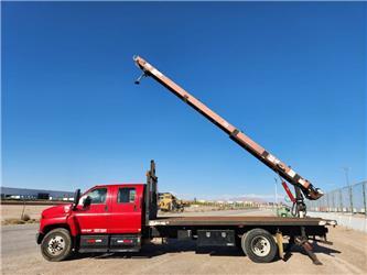 GMC C6500 Flatbed Roofing Conveyor Truck with 38' boom