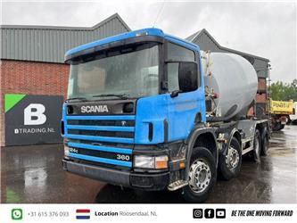 Scania P124-360 8x4 Concrete mixer 9m3 - Full steel - Big
