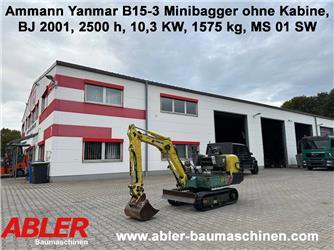 Yanmar B15-3 Minibagger MS01