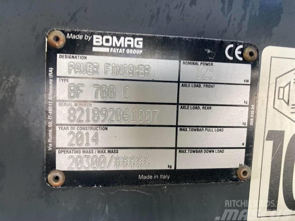 Bomag BF 700 C-2 S500 Stage IV/Tier 4f Asfaltsläggningsmaskiner