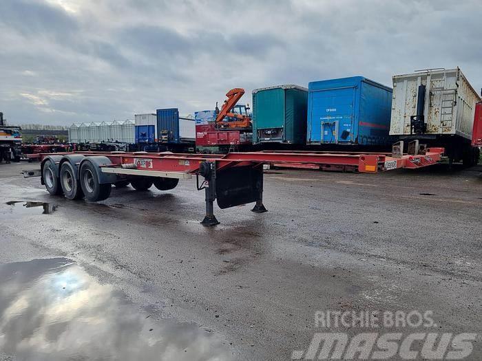 Desot 3 AXLE LIGHT WEIGHT 40 FT CONTAINER CHASSIS BPW DR Containertrailer