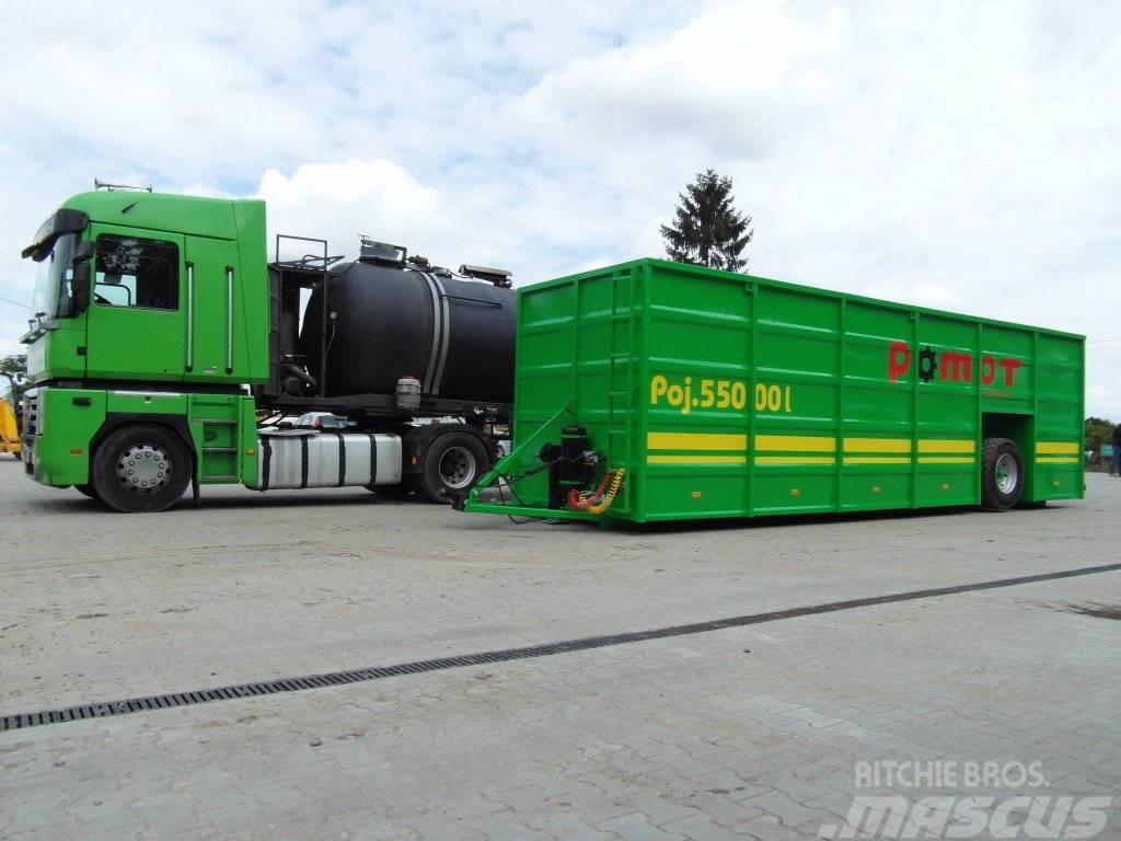 Pomot Slurry tank container  55000 L/Réservoir de lisier Flytgödselspridare