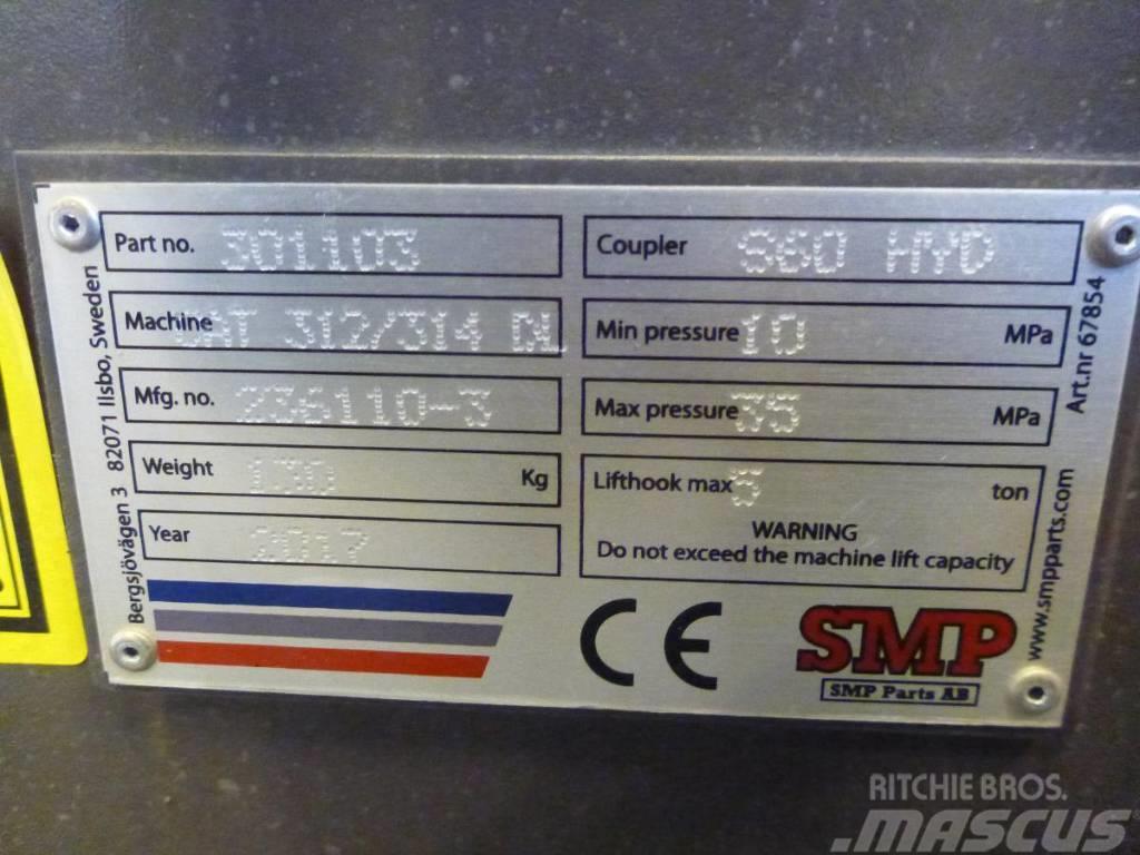 SMP S60 HYD Redskapsfäste/ adaptrar