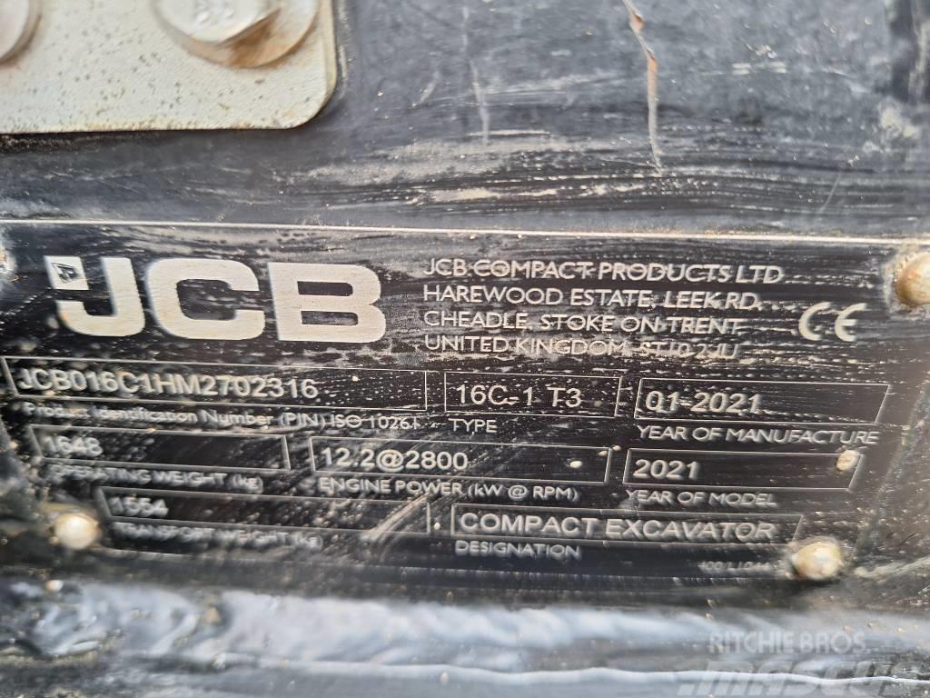 JCB 16 C Minigrävare < 7t