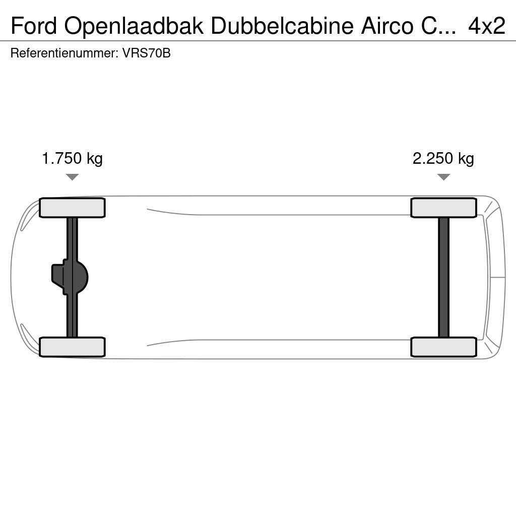 Ford Openlaadbak Dubbelcabine Airco Cruisecontrol Nieuw Flakbilar/Pickuper