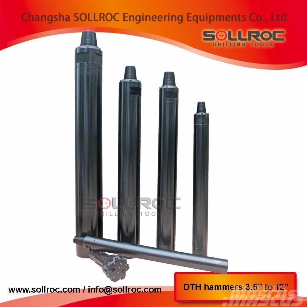 Sollroc 3 inch to 12 inch DTH hammers Tillbehör och reservdelar till borrutrustning