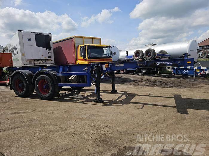  MKF Metallbau 20 FT Container chassis | steel susp Containertrailer