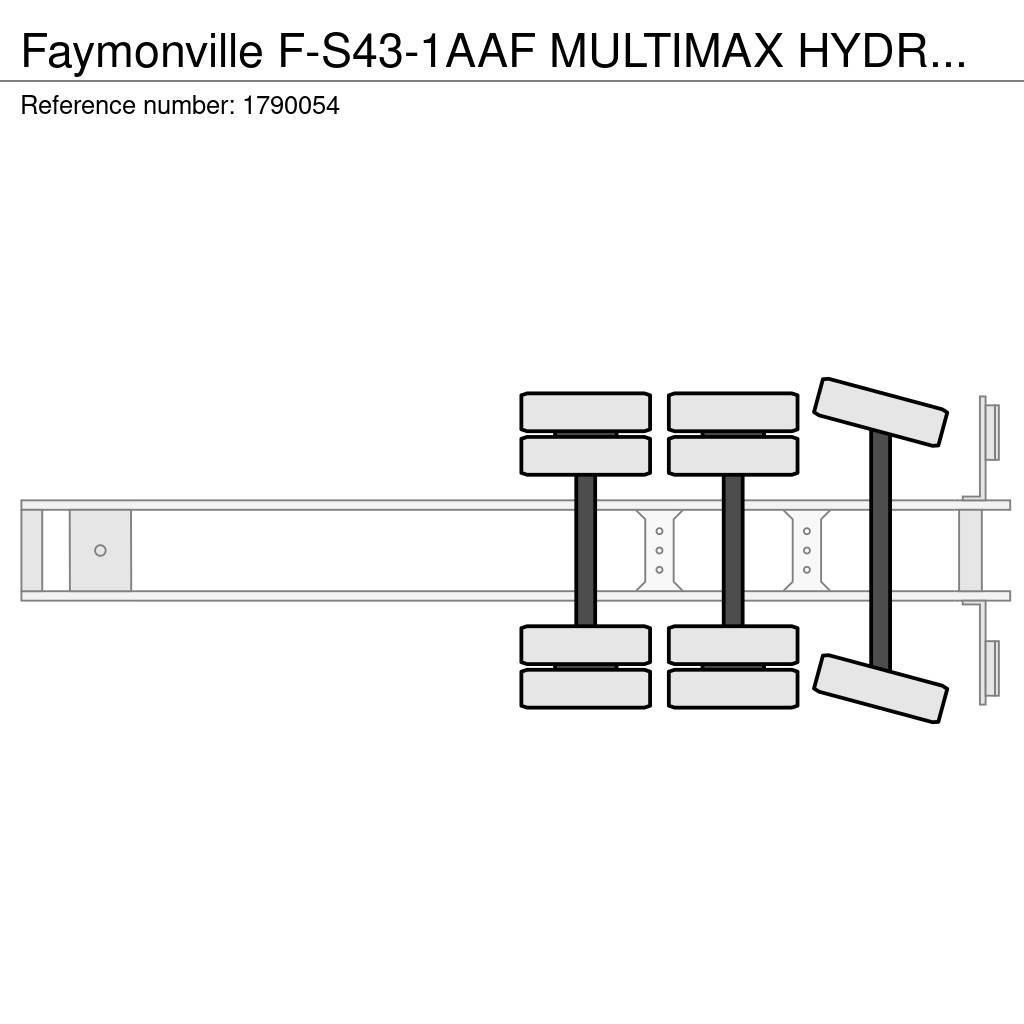 Faymonville F-S43-1AAF MULTIMAX HYDRAULIC ADJUSTABLE BED SEMI Låg lastande semi trailer